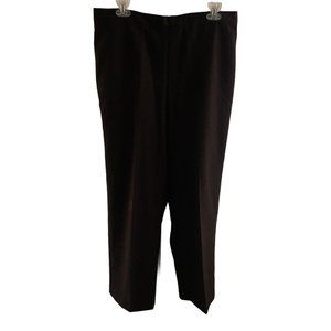 Alfred Dunner Pants Dark Brown Size 16 Career Work